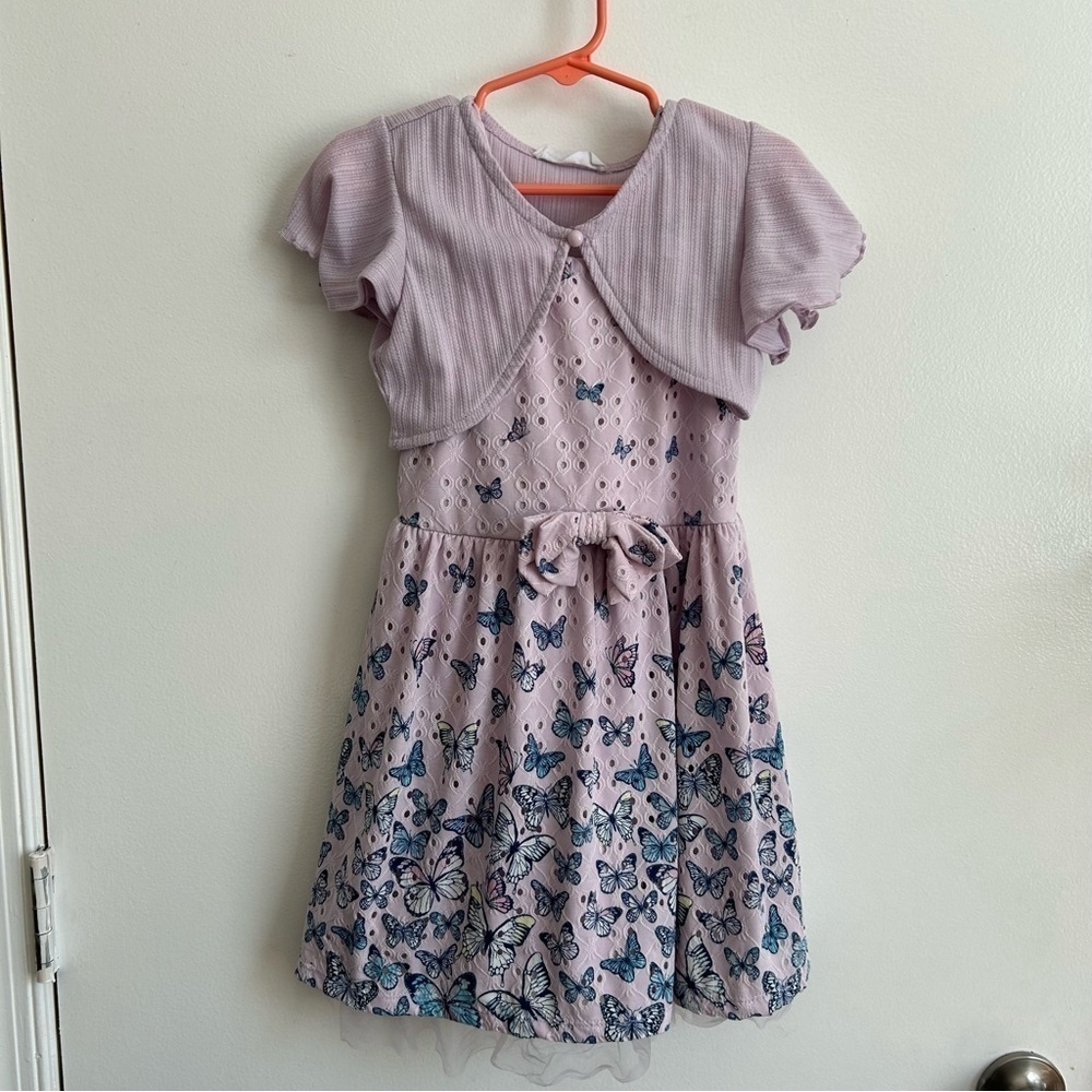 Knit works Girls Butterfly Dress
